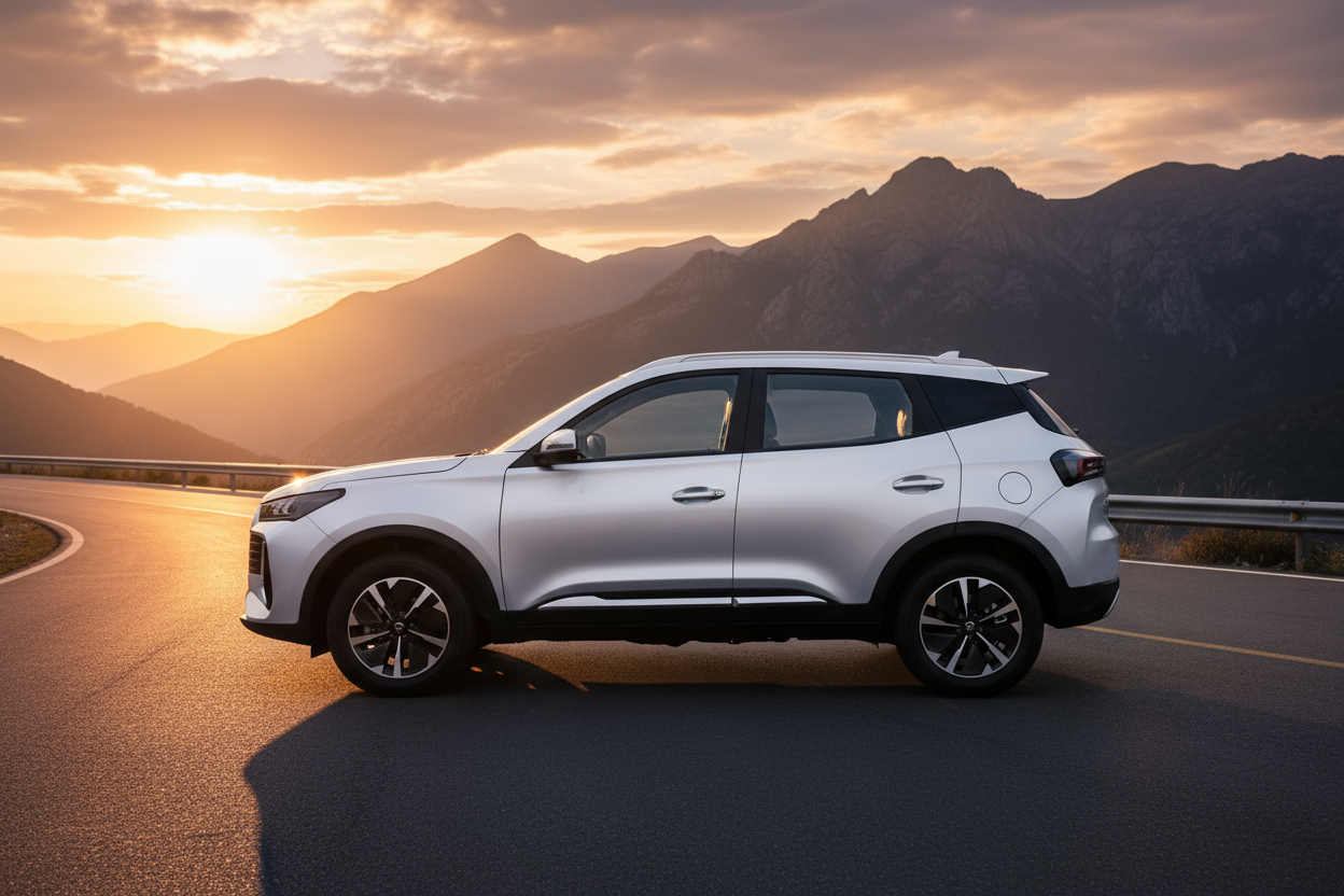 Chery Tiggo 4 CSH Híbrida Completa vista lateral