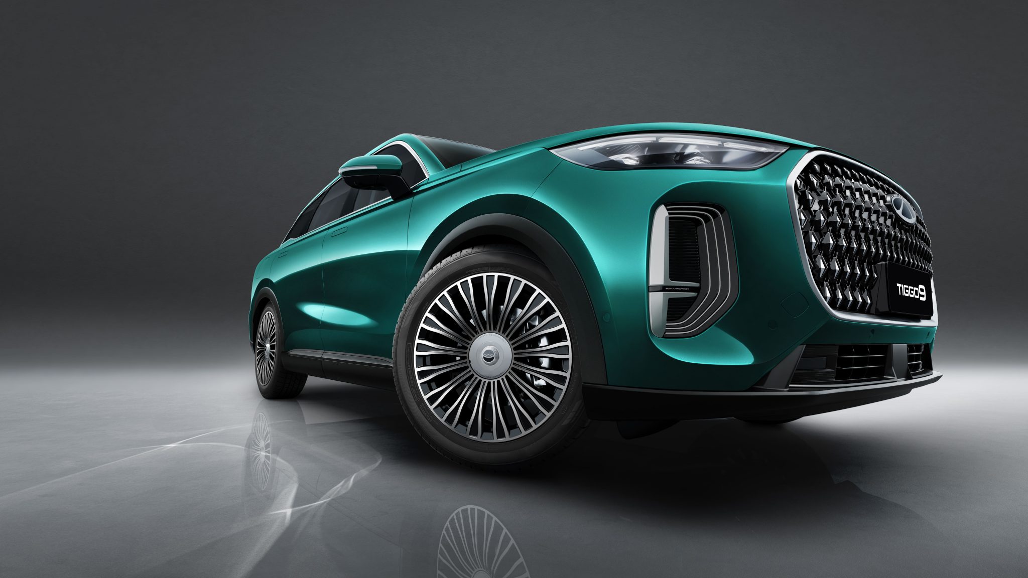 Chery Tiggo 9 CSH detalle lateral