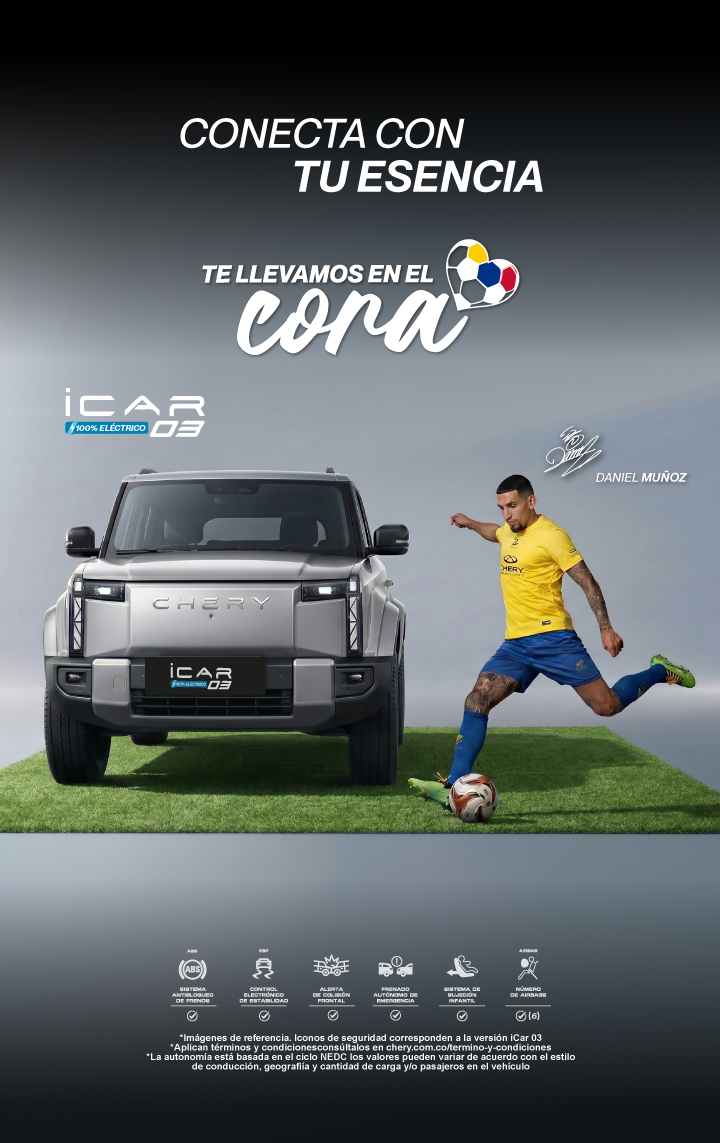 Daniel Muñoz — Conecta con tu esencia · iCAR 03 100% Eléctrico
