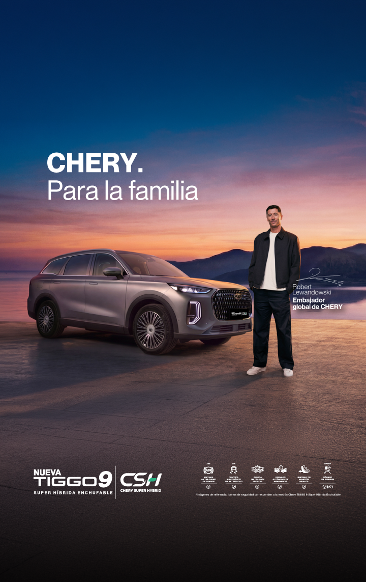 Robert Lewandowski — Embajador Global de Chery · Nueva Tiggo 9 CSH Super Híbrida Enchufable